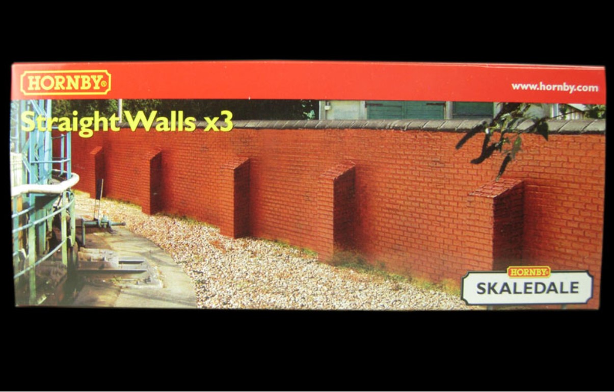 Hornby R8744 Skaledale Straight Walls x3 "Gasworks" Range OO Gauge *BNIB* - Image 5